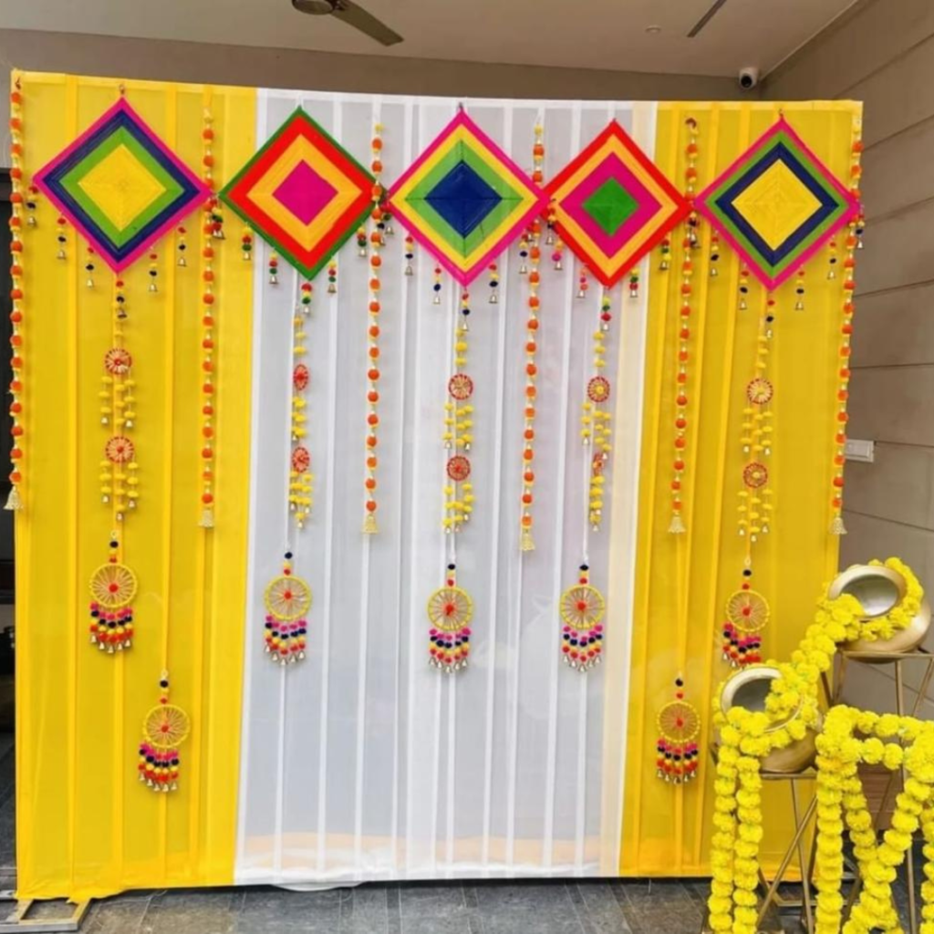 Haldi Stage Decoration