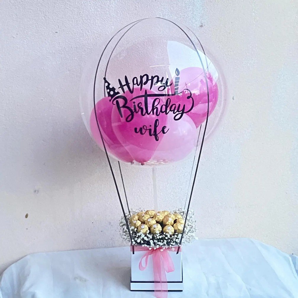 Surprise Balloon Bouquet for Wife