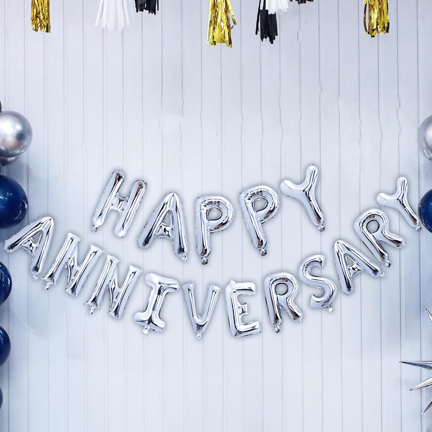 Night Blue Color Anniversary Decoration Package - Image 2