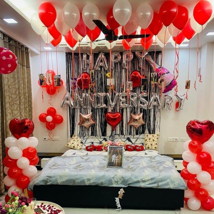 Anniversary Decor with Pictures