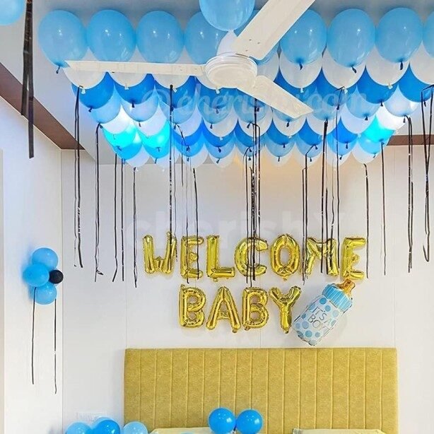 Blue Welcome Baby Decor - Image 2