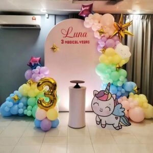 Unicorn Wishes Birthday Setup