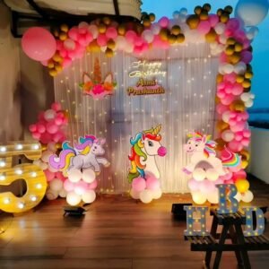 Magical Unicorn land Birthday Theme