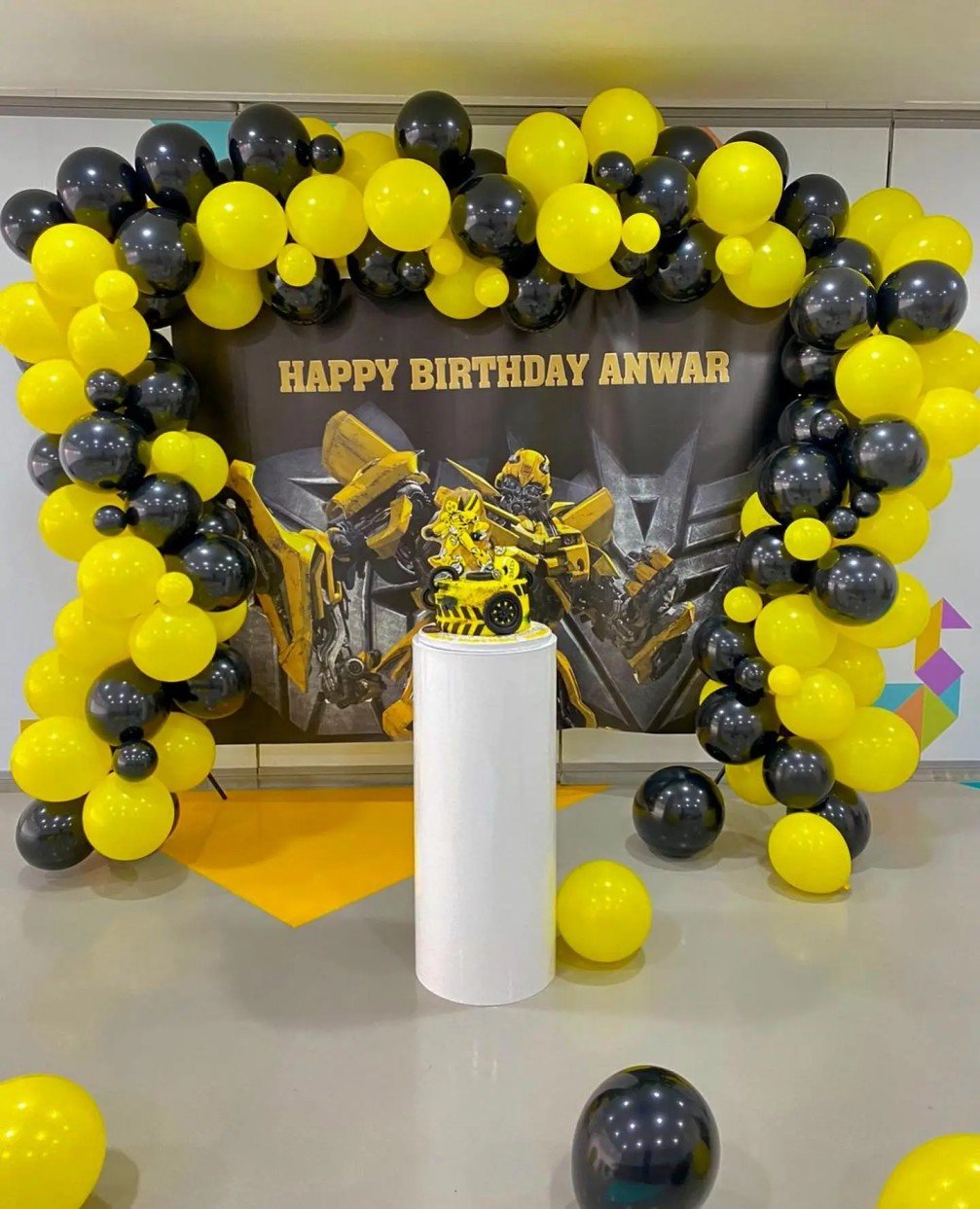 Little Bumble Birthday Bash Setup