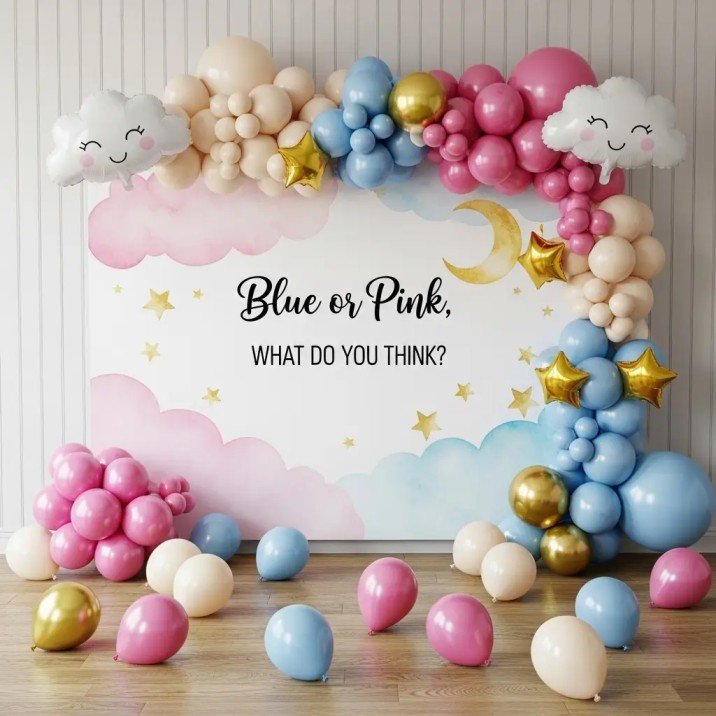 Pretty Baby Shower Party Decor - Image 2