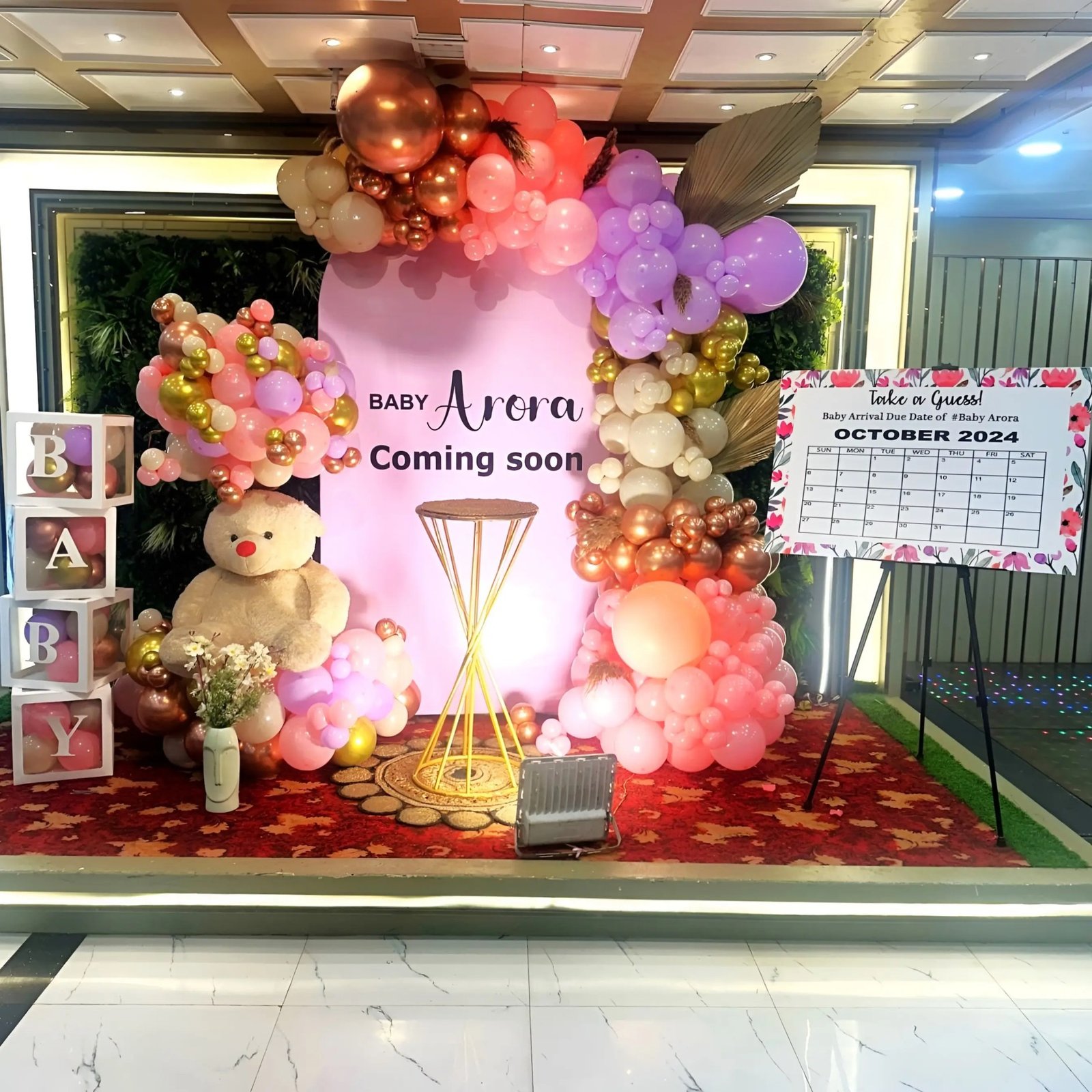 Baby Arrival Baby Shower Decoration