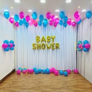 Simple Baby Shower Setup at Home