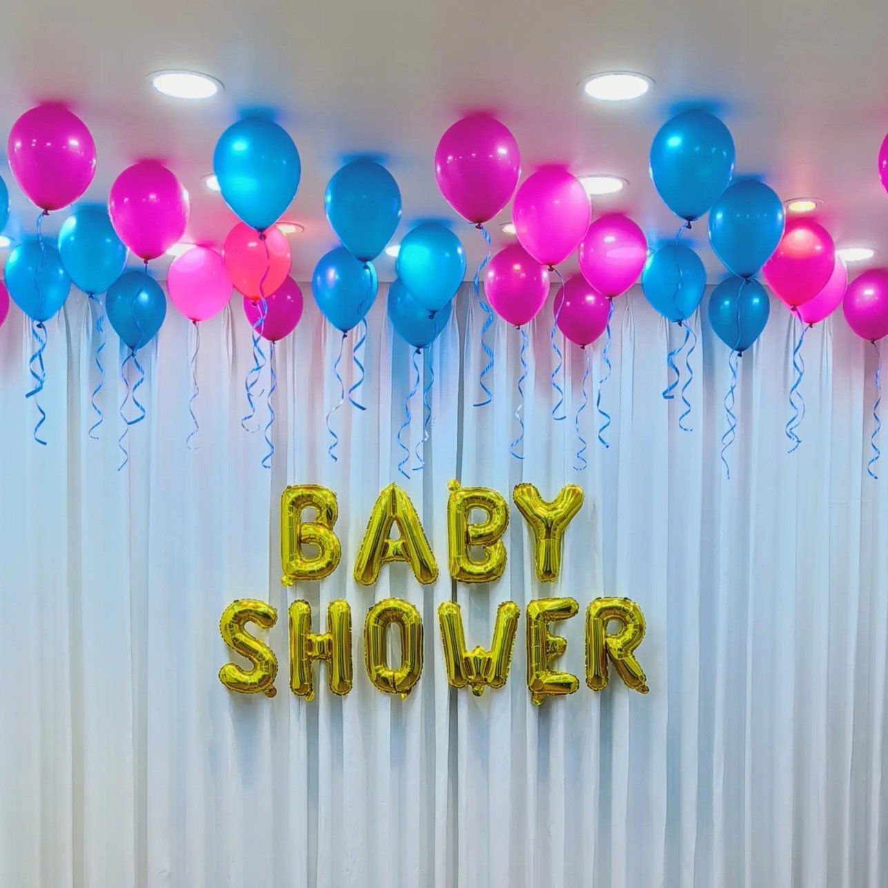 Simple Baby Shower Setup at Home - Image 2