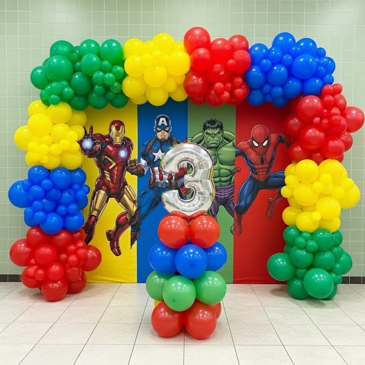 Ultimate Superhero Birthday Setup