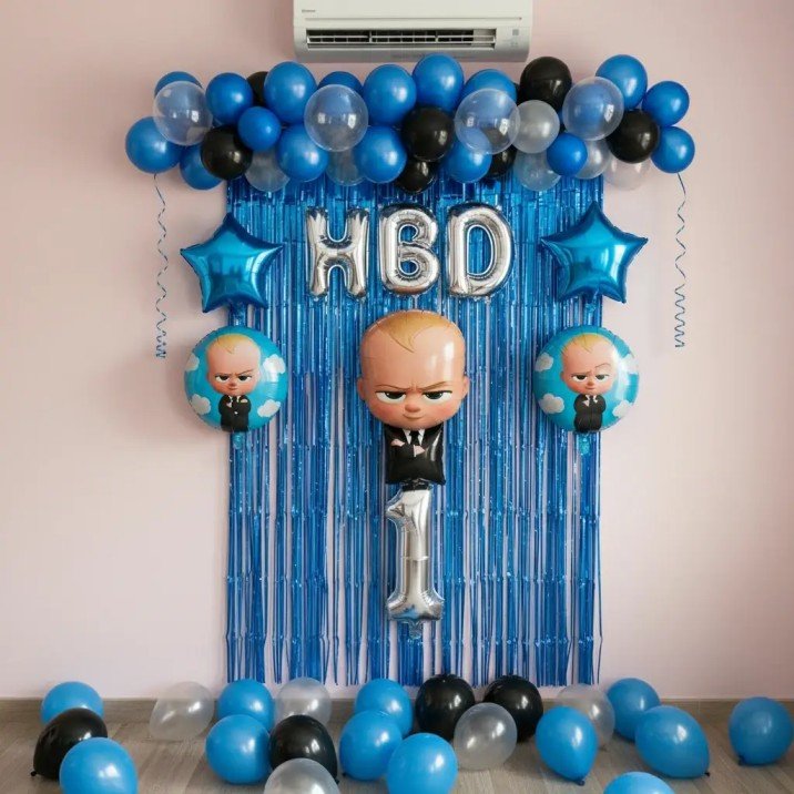 Adorable Baby Boss Birthday Celebration