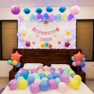 Pastel-Themed Welcome Baby Room Decor