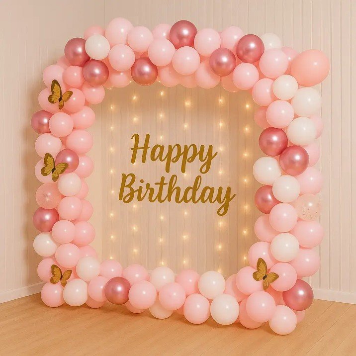 Elegant Birthday Wall Decoration