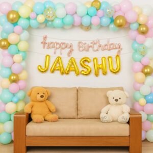 Cute Pastel Balloon Arch Decoration