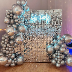 Lets Party Background Decoration