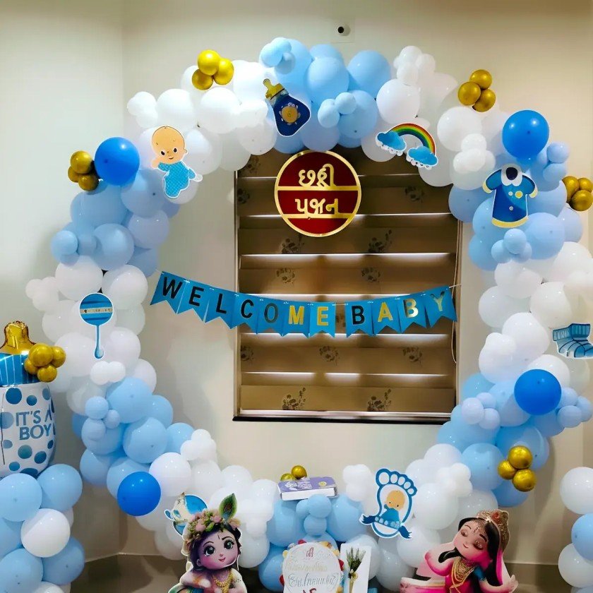 Elegant Balloon Decoration for Chathi - Image 3