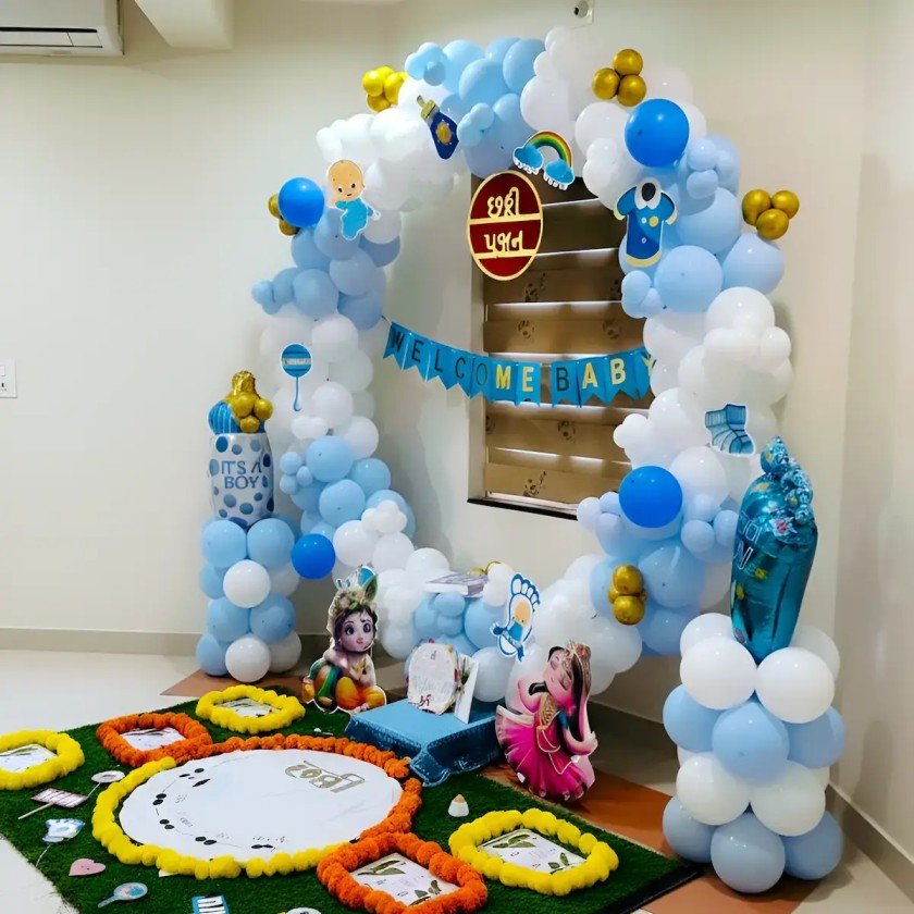 Elegant Balloon Decoration for Chathi - Image 2