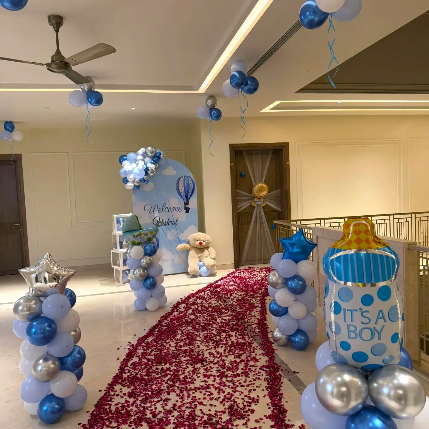 Royal Baby Balloon Decor