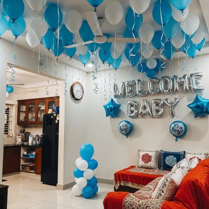 Welcome Balloon Decor for Boy - Image 2