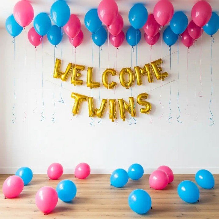 First Time Welcome Decor for Twins