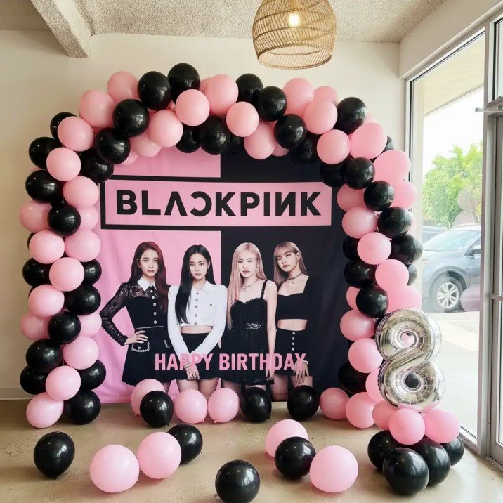 Blackpink Theme Birthday Decoration