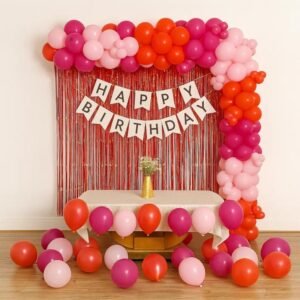 Color Pop Balloon Arch Decoration