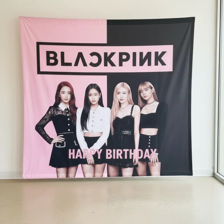 Blackpink Theme Birthday Decoration - Image 4